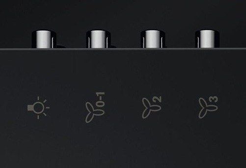 Odsavač par Electrolux Série 600 LFV326K černý Electrolux LFV326K série 600 ovládací panel