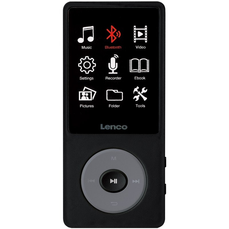 MP4 přehrávač Lenco XEMIO-860BK, 8GB, černá barva