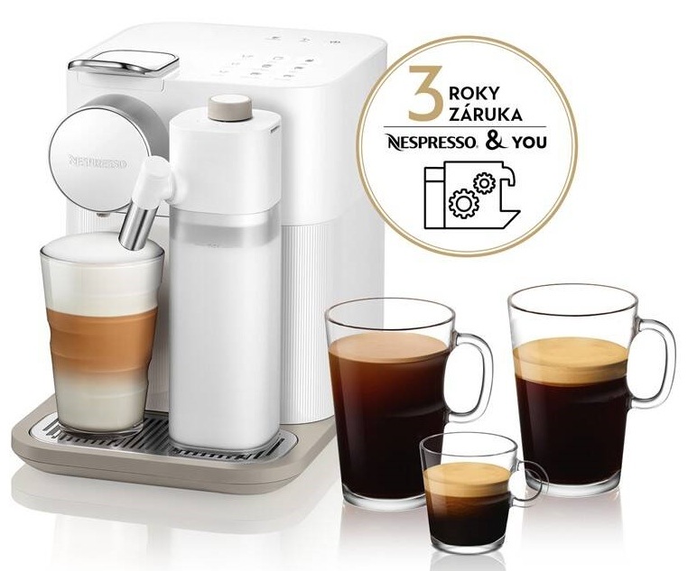 Espresso De'Longhi Nespresso Gran Lattissima EN650.W bílé