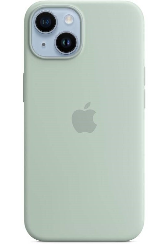Kryt na mobil Apple Silicone Case s MagSafe pro iPhone 14 - dužnatkově modrý