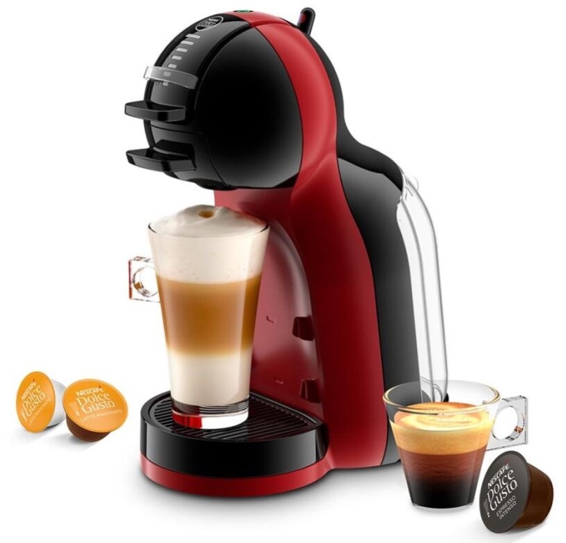 Espresso Krups NESCAFÉ Dolce Gusto Mini Me KP120H31 černé/červené