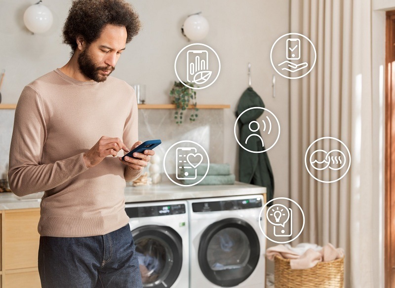  Electrolux EW8F5412SAC ovládání pomocí mobilní aplikace Electrolux