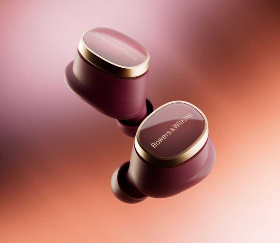  Sluchátka Bowers & Wilkins True wireless Pi8 - vínová