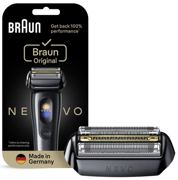 Náhradní holicí hlavice CombiPack Braun NEVO-B v černém provedení a originálním balení