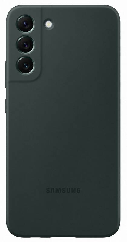 Kryt na mobil Samsung Silicone Cover na Galaxy S22+ zelený