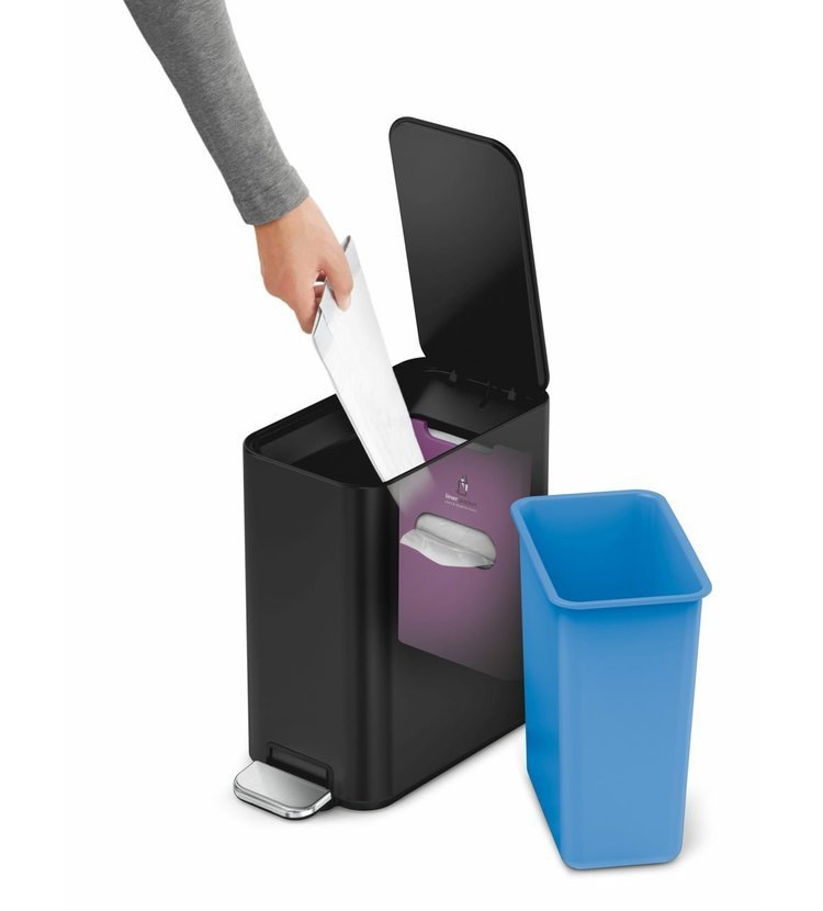 Odpadkový koš Simplehuman CW2101, 5 l černý Odpadkový koš Simplehuman CW2101, 5 l černý