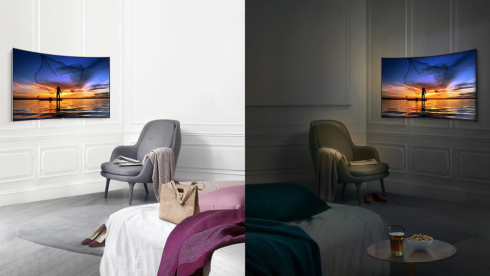 Televize Samsung QE75Q8 stříbrná