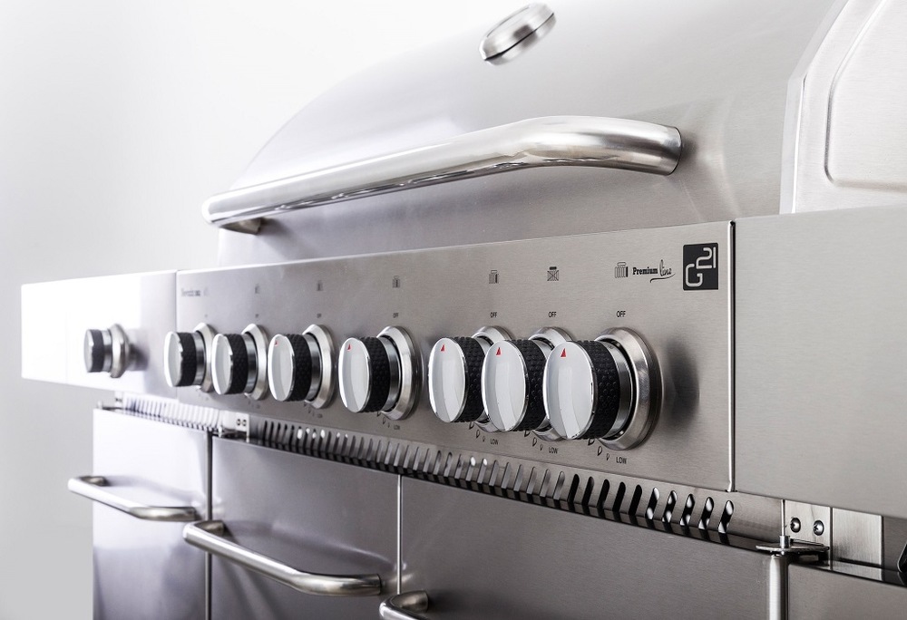 Gril zahradní plynový G21 Nevada BBQ kuchyně Premium Line, 8 hořáků G21 Nevada BBQ Premium Line