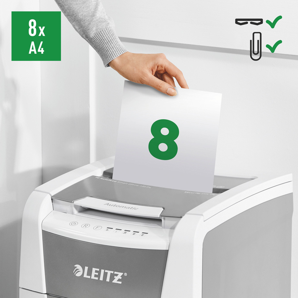 Skartovač Leitz IQ Autofeed 100 P4 Skartovač Leitz IQ Autofeed 100 P4