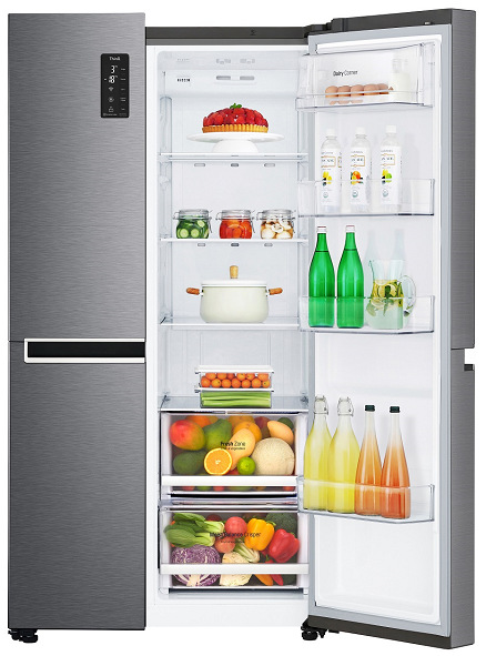 Americká lednice LG GSB470BASZ