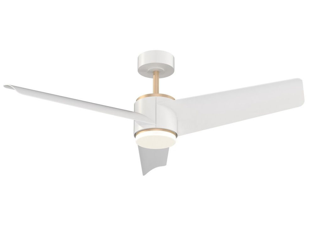 Stropní svítidlo IMMAX NEO LITE BEAUTY SMART LED s ventilátorem, 18W, Wi-Fi, TUYA - bílé/zlaté