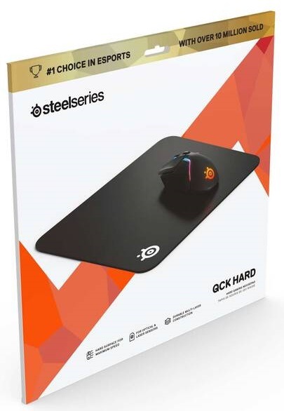 Podložka pod myš SteelSeries QcK Hard Pad 32x27 cm černá