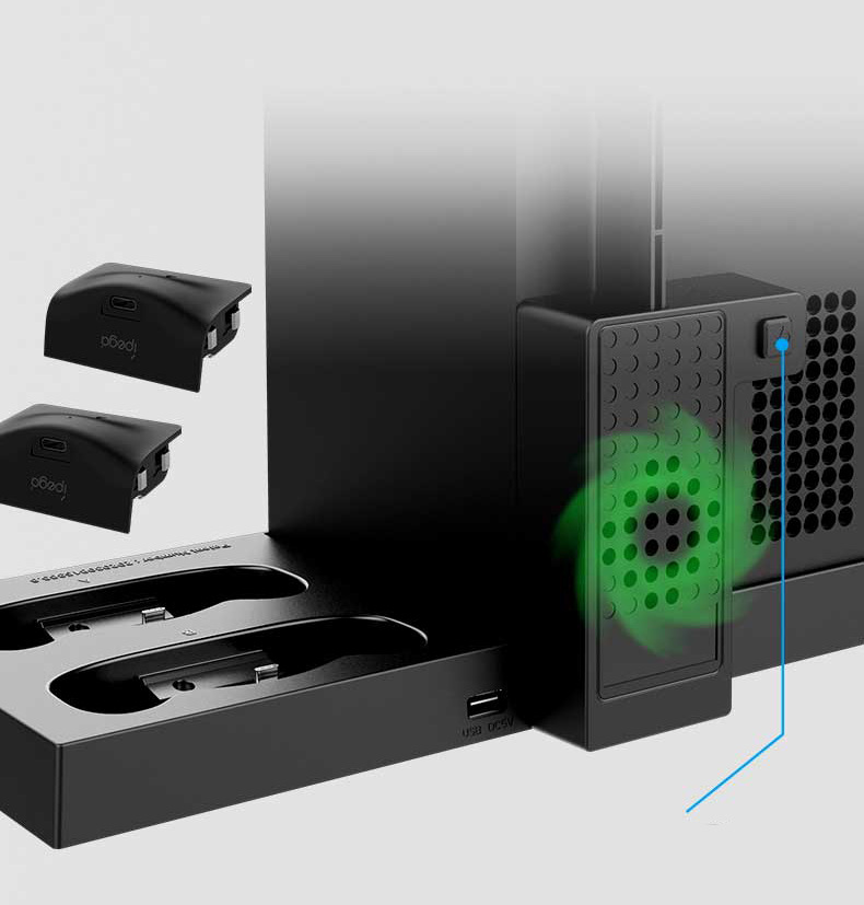 Dokovací stanice iPega XBX013 pro Xbox X Series černá Dokovací stanice iPega XBX013 pro Xbox X Series