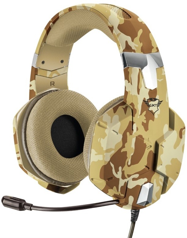 Headset Trust GXT 322D Carus - desert camo