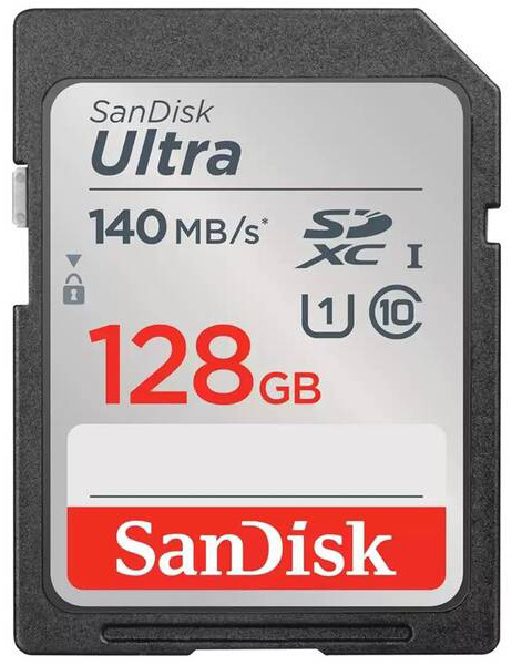 Paměťová karta SANDISK SDXC Ultra 128 GB UHS-I U1 (140R)