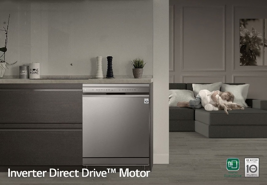 Myčka nádobí LG DF242FPS stříbrná invertor_direct_drive_motor