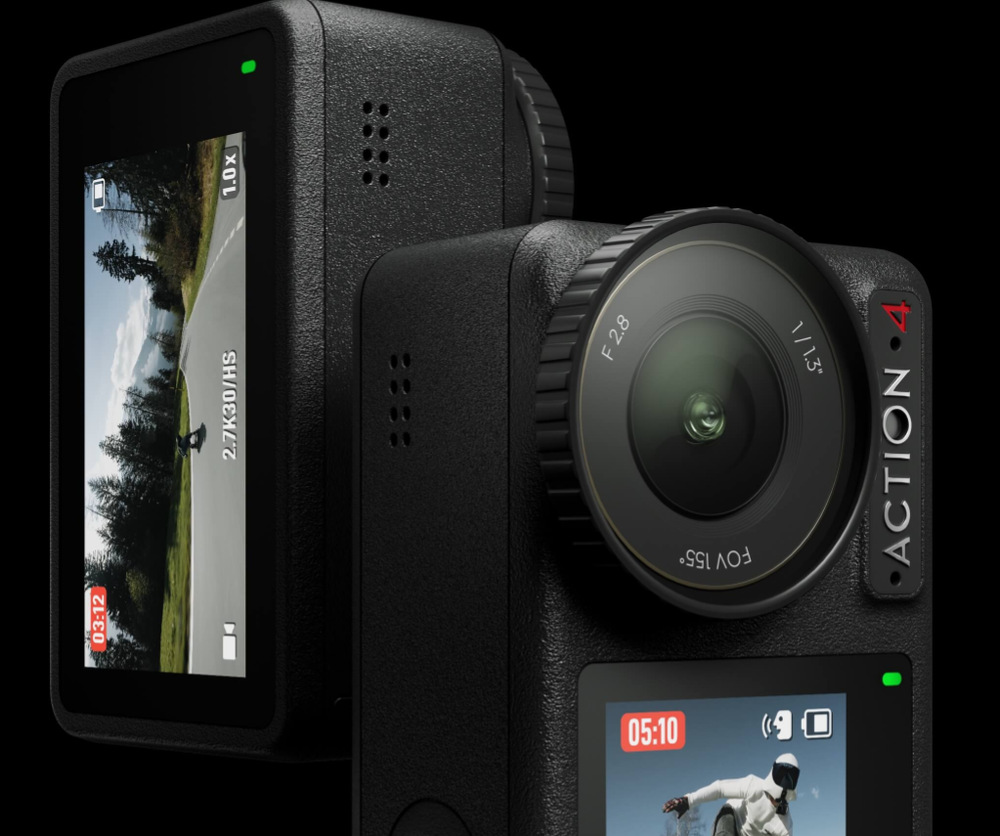 Outdoorová kamera DJI Osmo Action 4 Adventure Combo šedý Outdoorová kamera DJI Osmo Action 4 Adventure Combo šedý