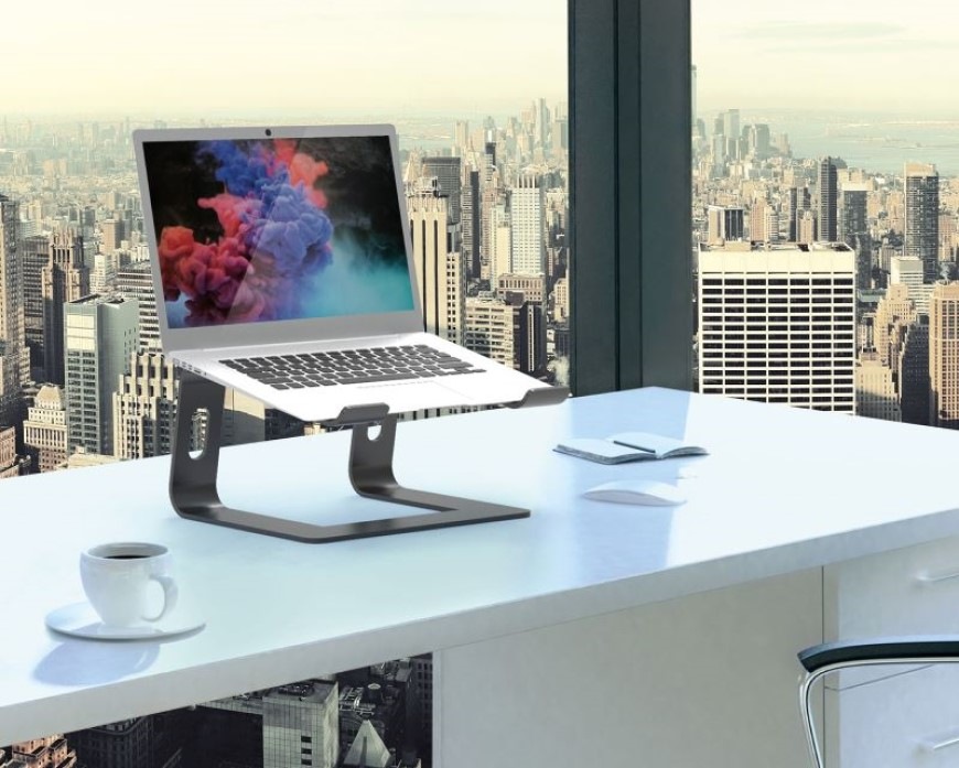 Podstavec pro notebooky PORT CONNECT Aluminium Stand šedý Podstavec pro notebooky PORT CONNECT Aluminium Stand - šedý
