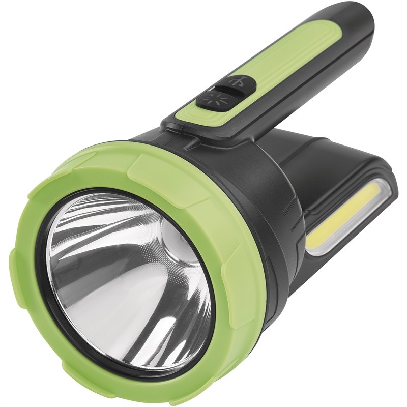 Svítilna EMOS LED nabíjecí, 210 lm, 1 800 mAh černá/zelená