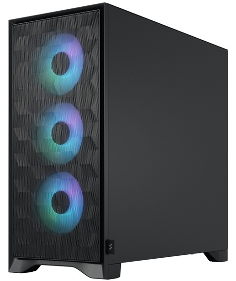 Case FRACTAL DESIGN Pop 2 Air TG RGB černá Detail obrázku PC skříně.