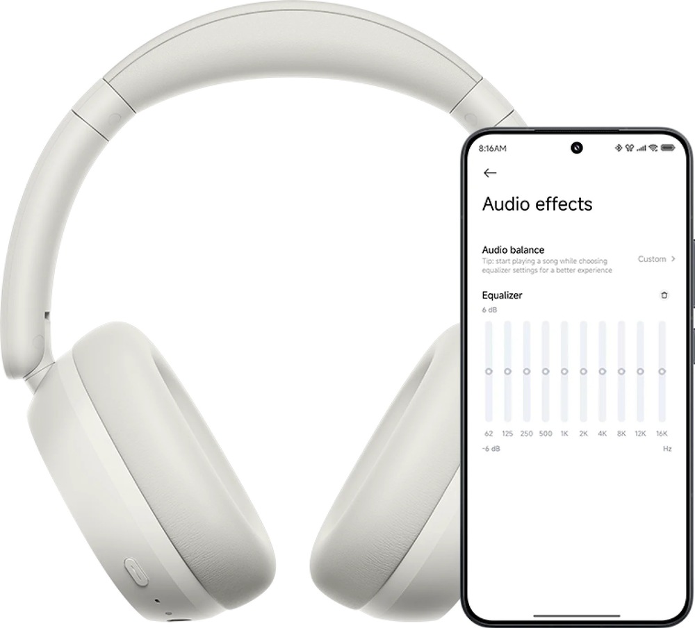 Sluchátka Xiaomi REDMI Headphones Neo Obsidian černá Oblouková sluchátka Headphones Neo a smartphone s mobilní aplikací