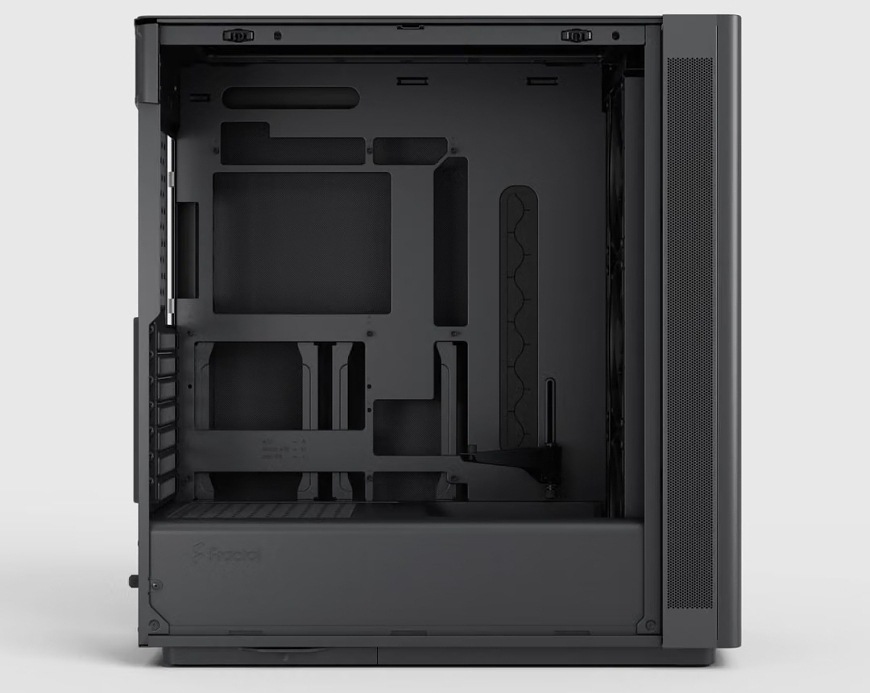 Vnitřní prostor počítačové skříně FRACTAL DESIGN Define One Dark TG Light Tint bez bočnice