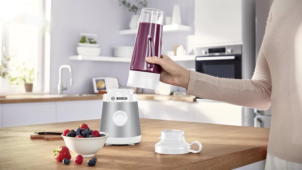 Stolní mixér Bosch VitaPower MMB2111T stříbrný/bílý