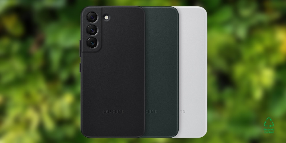 Kryt na mobil Samsung Leather Cover na Galaxy S22 černý Kryt na mobil Samsung Leather Cover na Galaxy S22 černý
