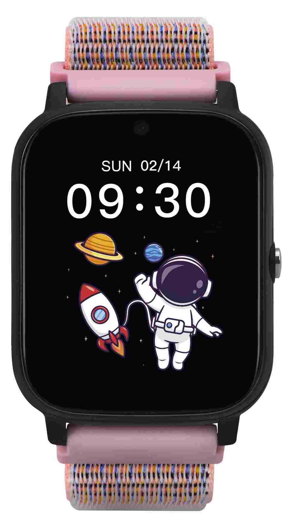 Chytré hodinky Garett Kids Tech 4G růžové