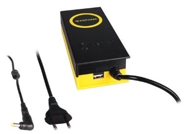 Napájecí adaptér PATONA pro notebooky MPC, Samsung, Toshiba, Winbook, 19V, 4,7A, 90W, konektor 5,5x3mm, výstup USB