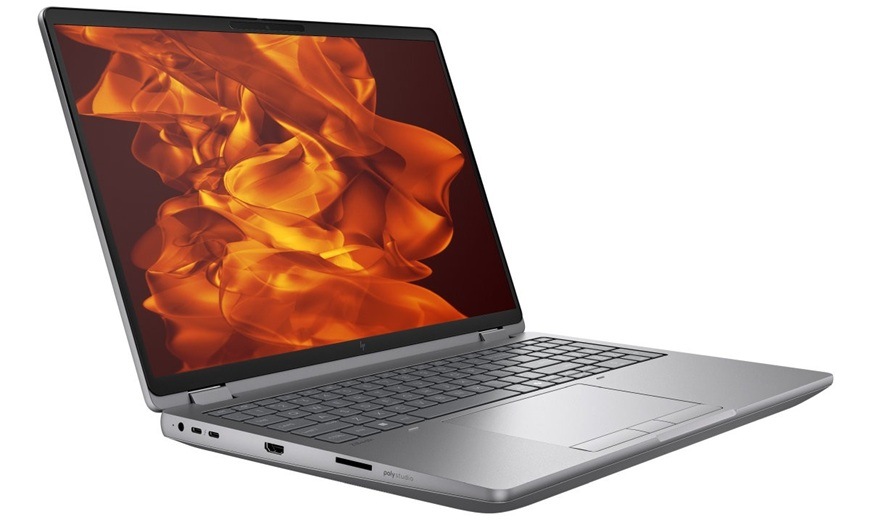 Detail otevřeného notebooku HP Zbook Fury G1i 16".