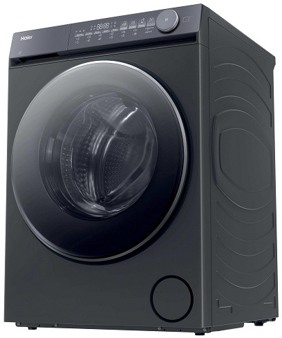 Pračka Haier HW90-B14367GU-S antracitová Pračka Haier HW90-B14367GU-S mírně zboku
