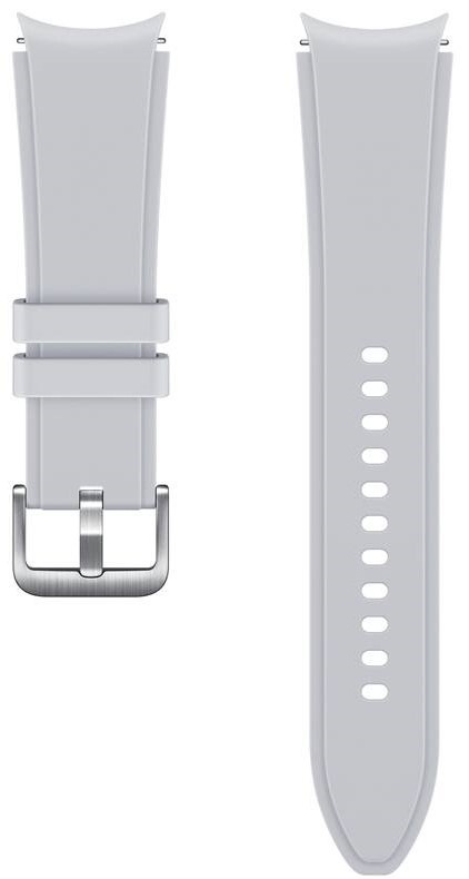 Řemínek Samsung Sportovní s rýhováním 20mm (velikost S/M) stříbrný