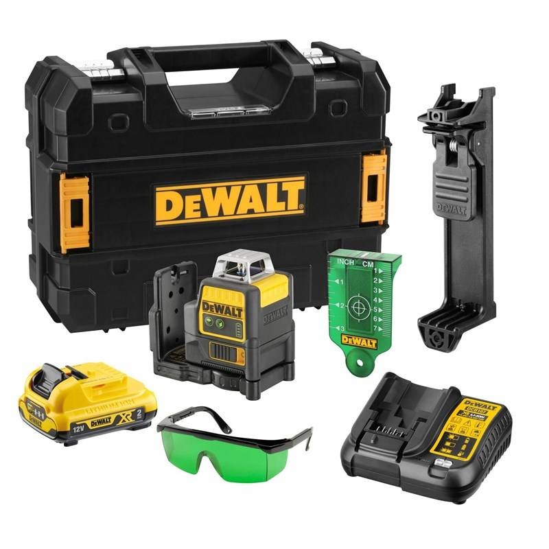 Čárový laser Dewalt DCE0811D1G (s baterií)