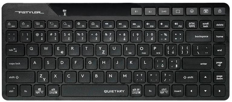 Klávesnice A4Tech FStyler FBK26C AS, CZ černá