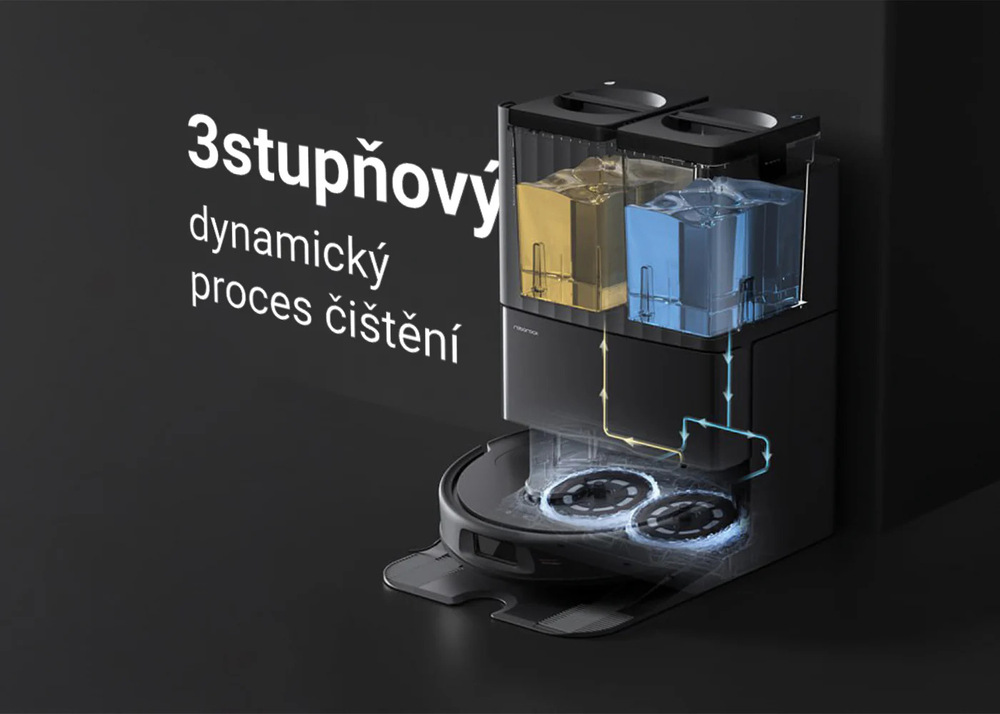 Robotický vysavač Roborock Qrevo 5AE White bílý Robotický vysavač Roborock Qrevo 5AE White bílý
