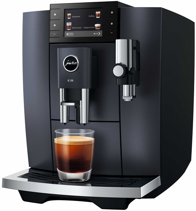 Automatický kávovar Jura E8 Cosmic Black (modelový rok 2026) černý