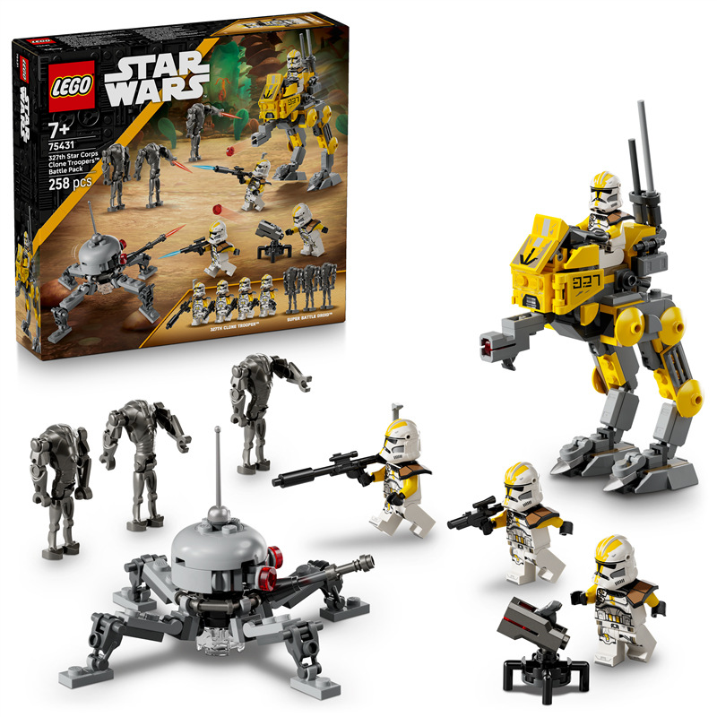 Stavebnice LEGO® Star Wars™ 75431 Bitevní balíček klonovaných vojáků z 327. hvězdného sboru Stavebnice LEGO® Star Wars™ 75431 Bitevní balíček klonovaných vojáků z 327. hvězdného sboru
