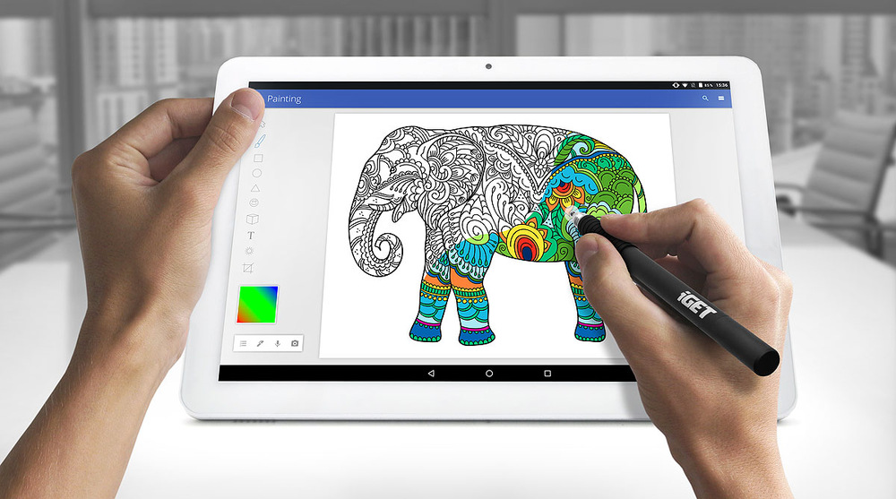 Dotykový tablet iGET SMART W201 bílý Dotykový tablet iGET SMART W201 bílý
