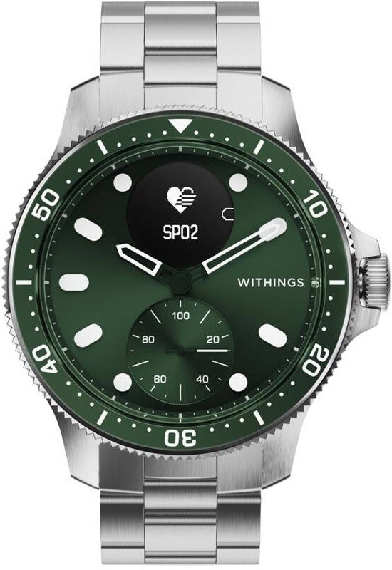 Chytré hodinky Withings Scanwatch Horizon - Special Edition 43mm zelené Withings Scanwatch Horizon Special Edition