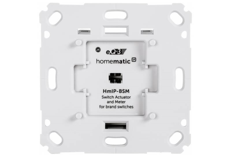 Spínač Homematic IP spínací akční člen s měřením - 5A, zápustná montáž Spínač Homematic IP spínací akční člen s měřením - 5A, zápustná montáž