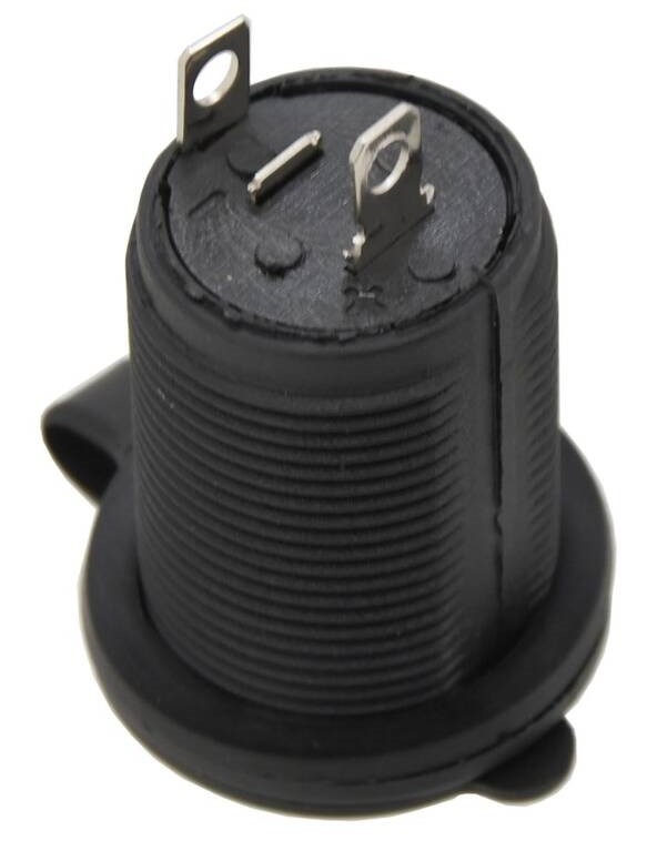 Zásuvka Compass 07393 12/24V s krytem