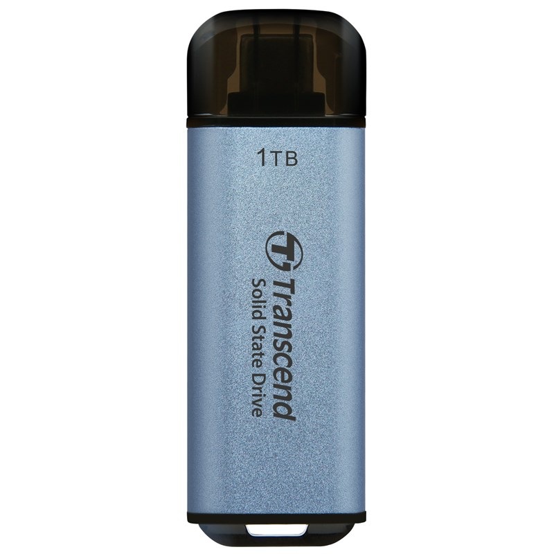 SSD externí Transcend ESD300C 1TB, USB-C modrý