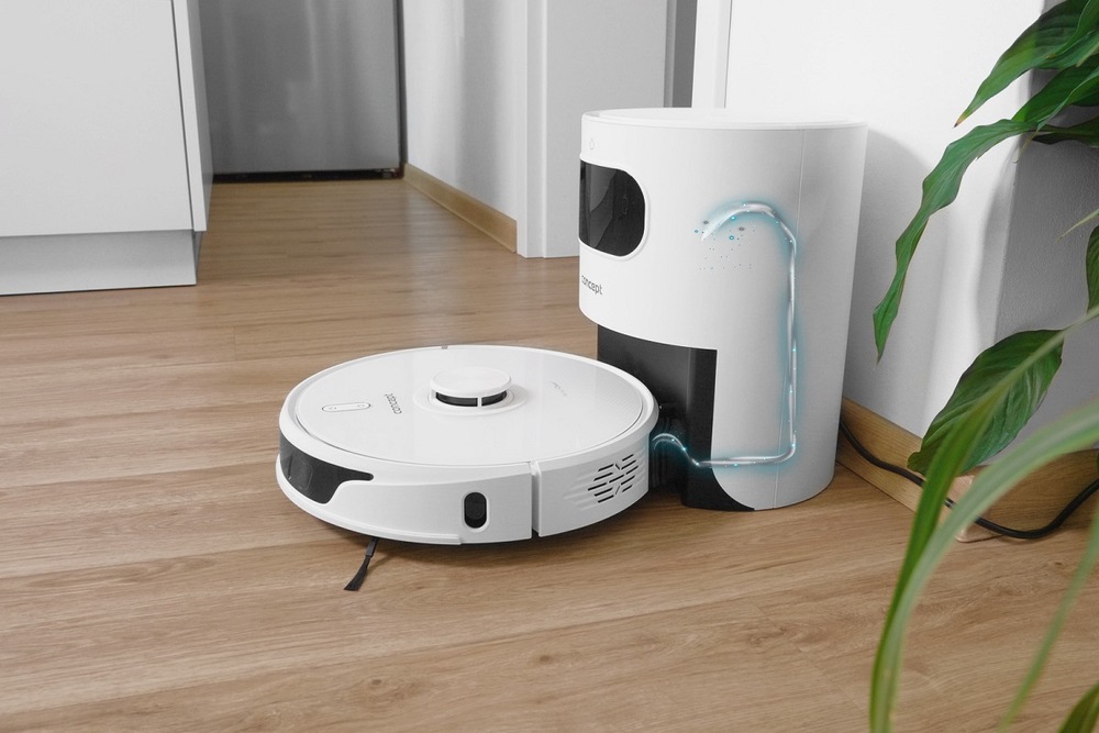 Robotický vysavač Concept VR3450 Perfect Clean Laser 3D, 2 v 1 bílý