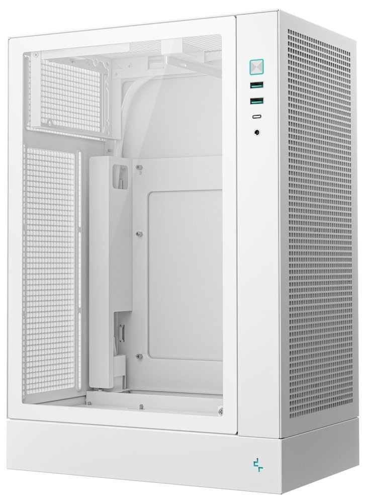 Počítačová skříň DeepCool CH170 Plus, bílá barva