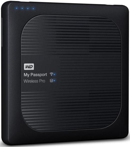 Externí pevný disk 2,5" Western Digital Wireless Pro 2TB černý