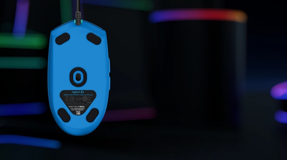 Myš Logitech G203 Lightsync modrá