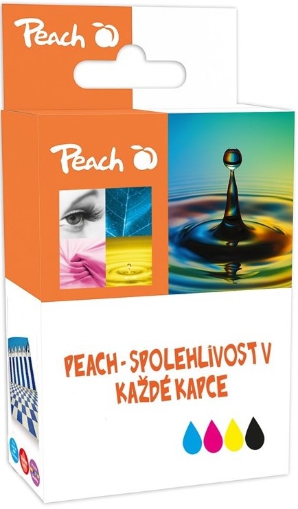 Šedá inkoustová náplň Peach Canon CLI-521GY