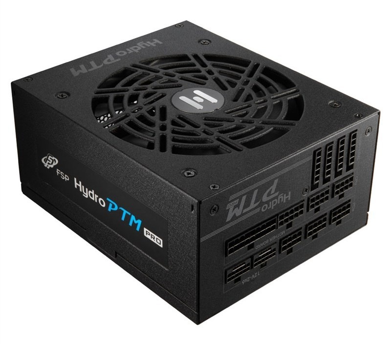 PC zdroj Fortron HYDRO PTM PRO (ATX 3.1), 1 650 W, 80PLUS Platinum, černá barva.
