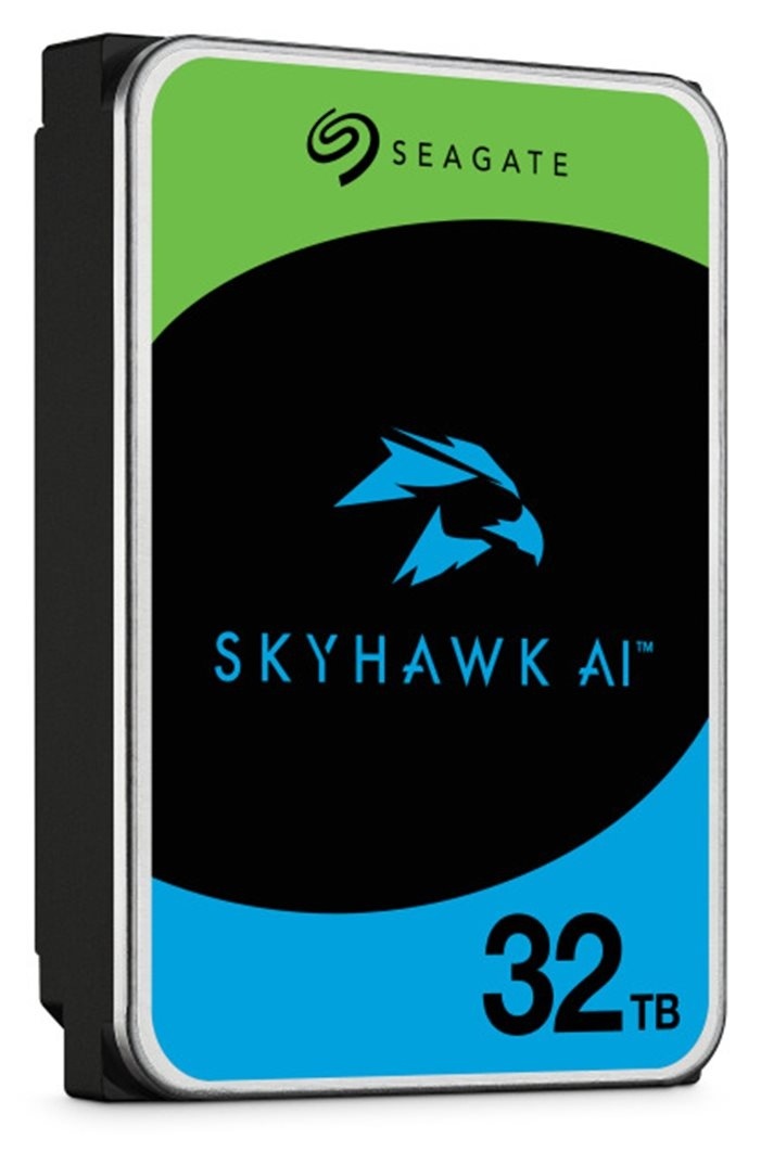 Interní pevný disk SkyHawk AI s podporou umělé inteligence, černá barva